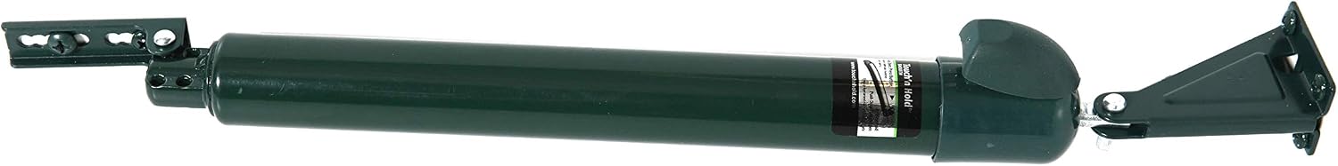 Touch 'n Hold Smooth Door Closer - Single Kit (Black) - Standard-Duty Door Closer with Touch-Button Hold Open Feature & Smooth Closing Motion – for (Medium & Lightweight) Storm, Screen Doors.