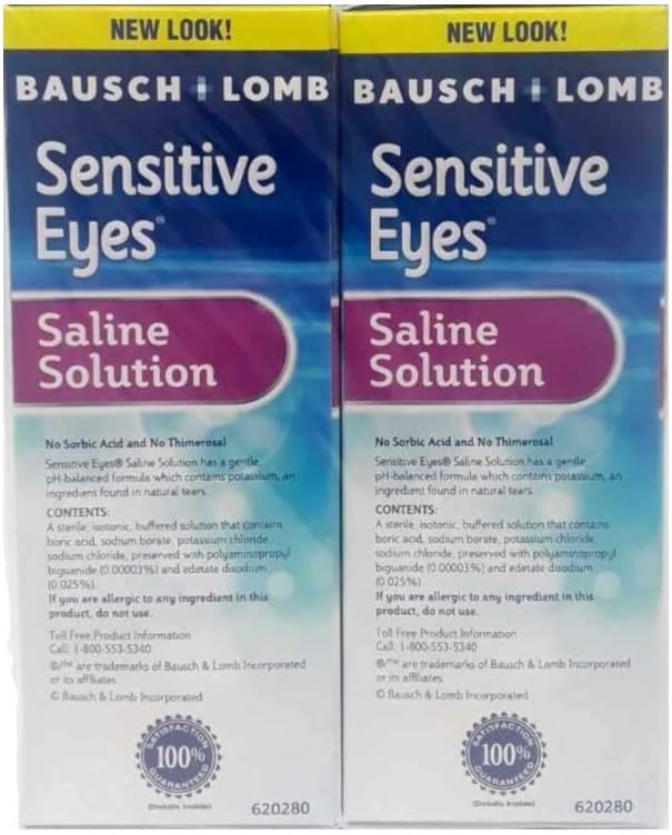 Sensitive Eyes Plus, 12 Fl oz, Twin Pack by Bausch & Lomb