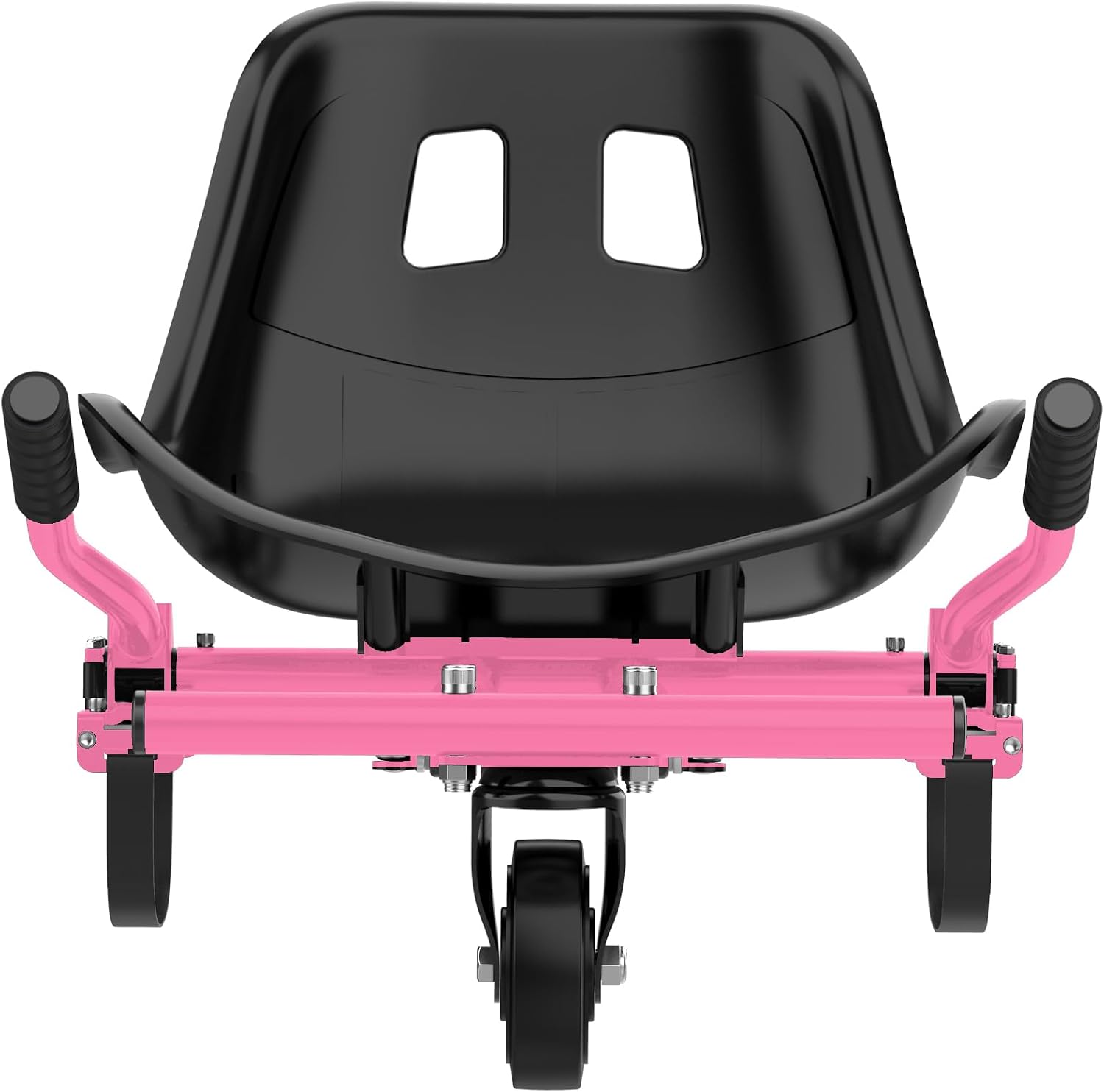 Hover-1 Buggy Hoverboard Attachment - Compatible with Most 6.5" & 8" Electric Hoverboards, Hand-Operated Rear Wheel Control, Adjustable Frame & Straps