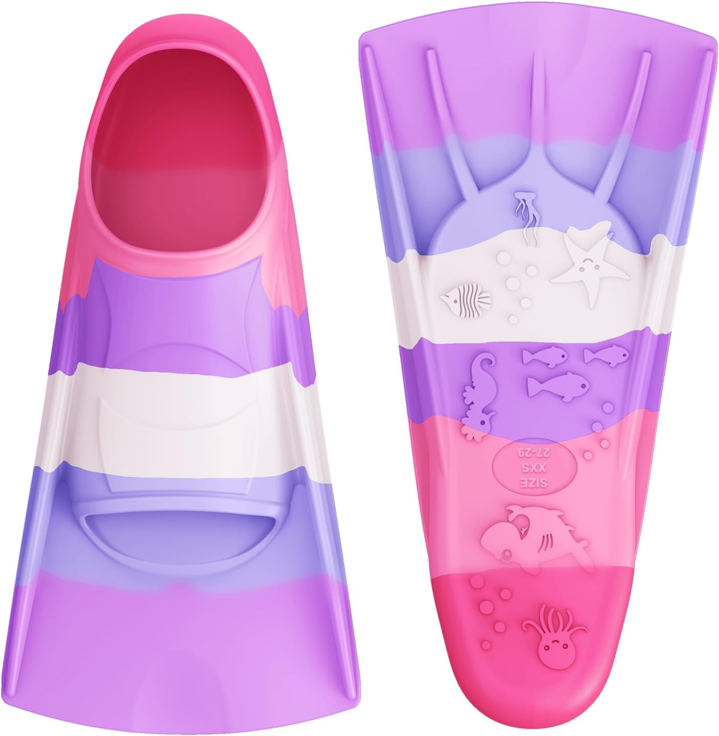 Gintenco Swim Fins, Adults & Kids Swim Training Fins for Lap Swimming