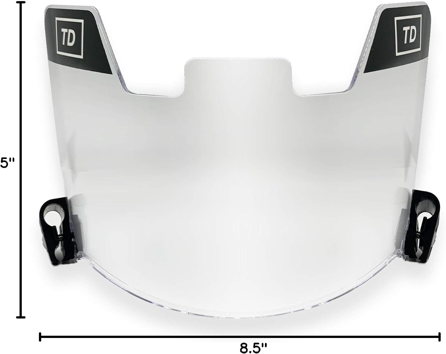 TD Sports Football Visor | Fits Kids, Youth, and Adult Helmets | Eye Protection for Helmet and Facemask