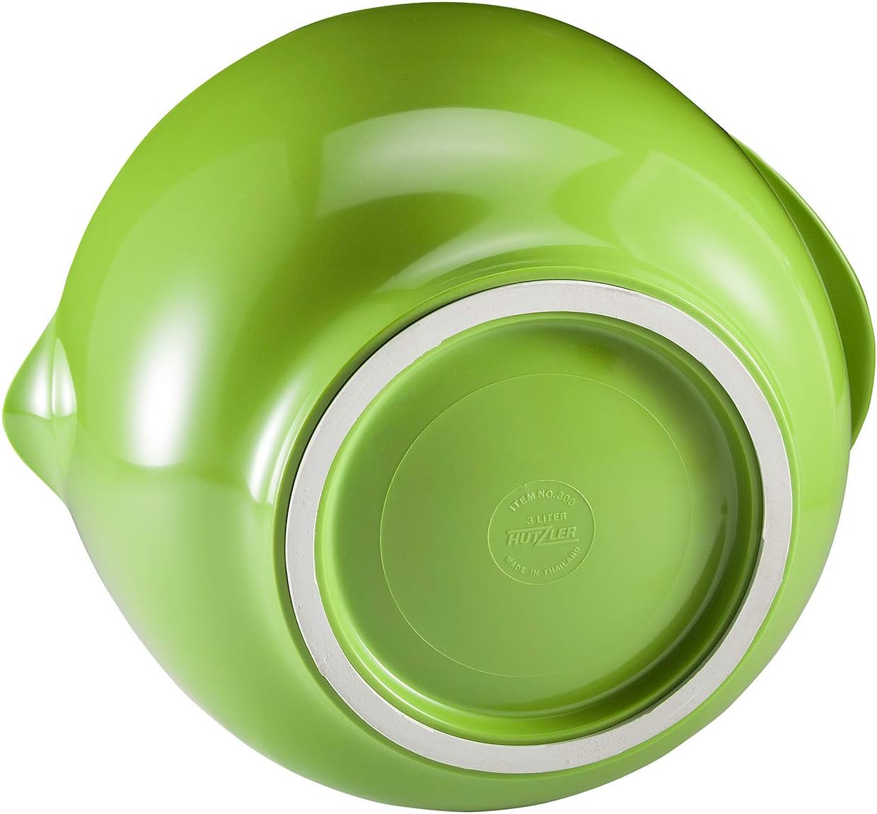 Hutzler Melamine Mixing Bowl Set: 2, 3 and 4 Liters, White (3234WH)