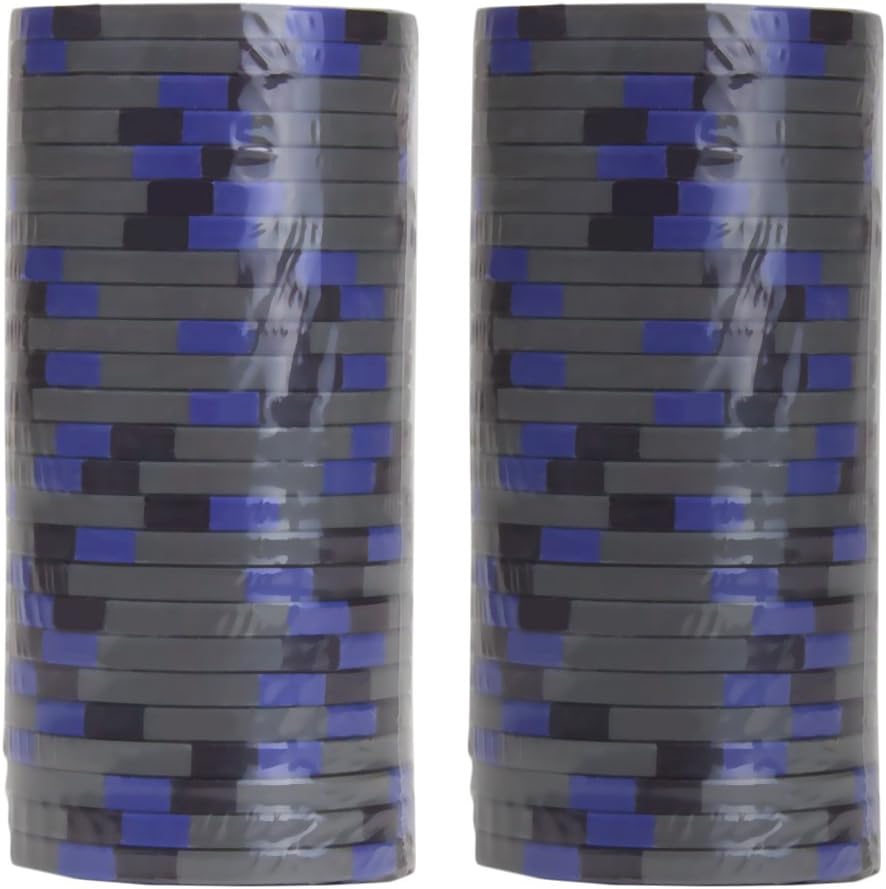Claysmith Gaming Pack of 50 Poker Knights Poker Chips, Heavyweight 13.5-gram Clay Composite