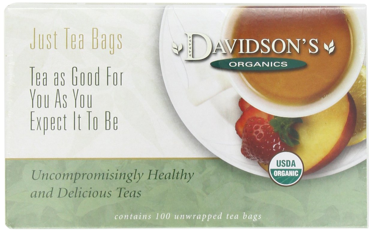 Davidson's Organics, Yerba Mate, 100-count Unwrapped Tea Bags