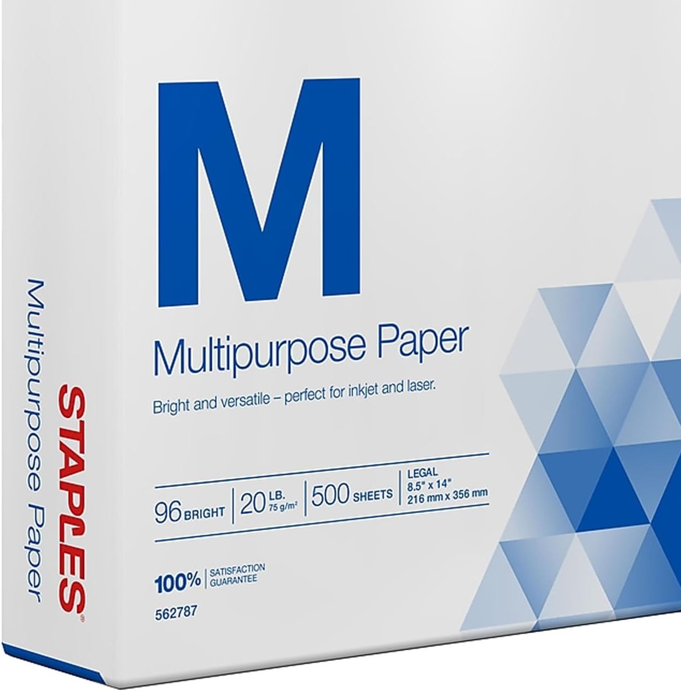Staples 11-Inch X 17-Inch Multipurpose Paper 20 Lbs. 96 Brightness 500/Ream