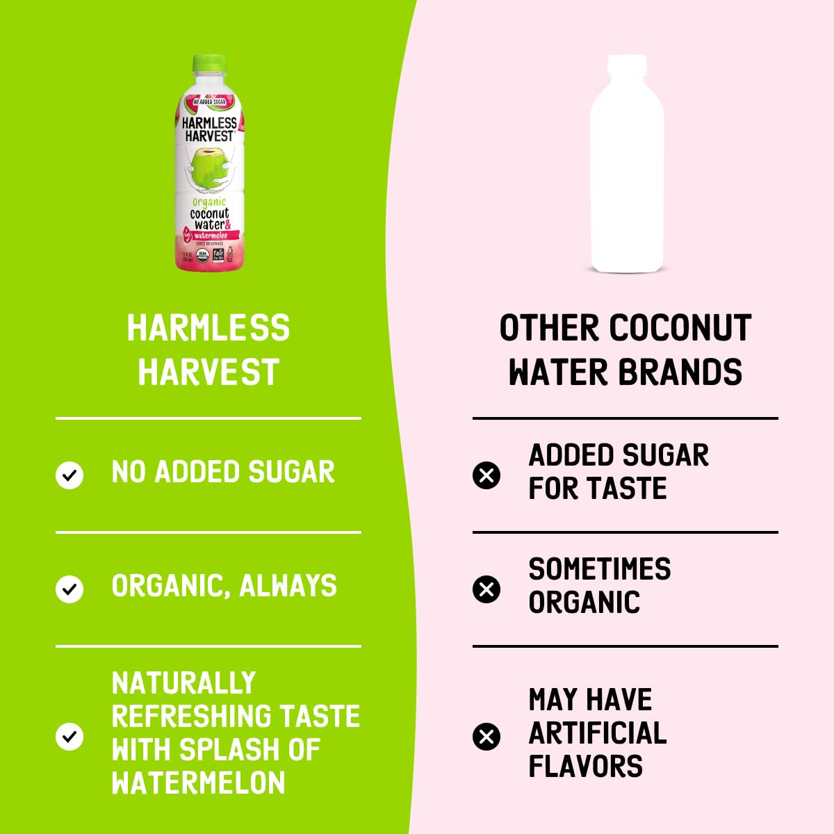 Harmless Harvest Organic Coconut Water, 32 Oz Bottle