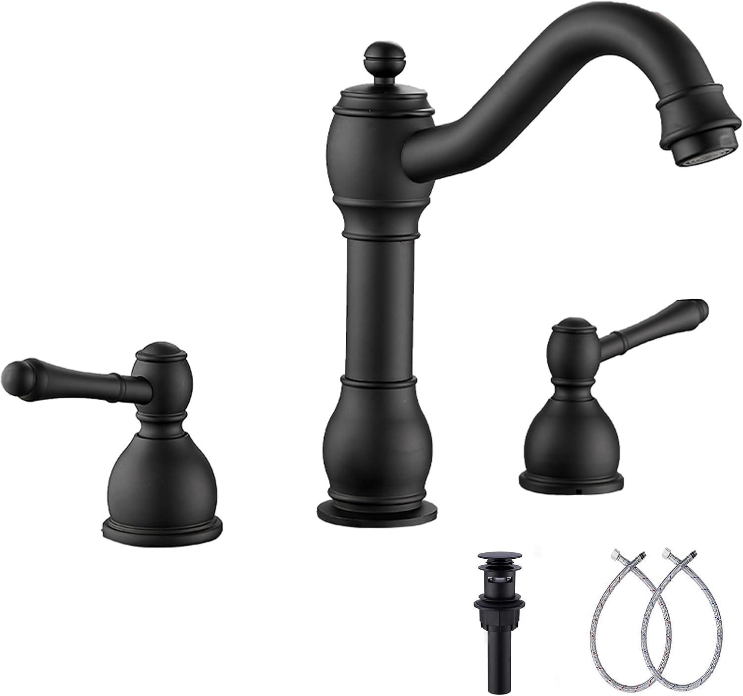 Oil Rubbed Bronze Bathroom Faucet Single Handle One Hole