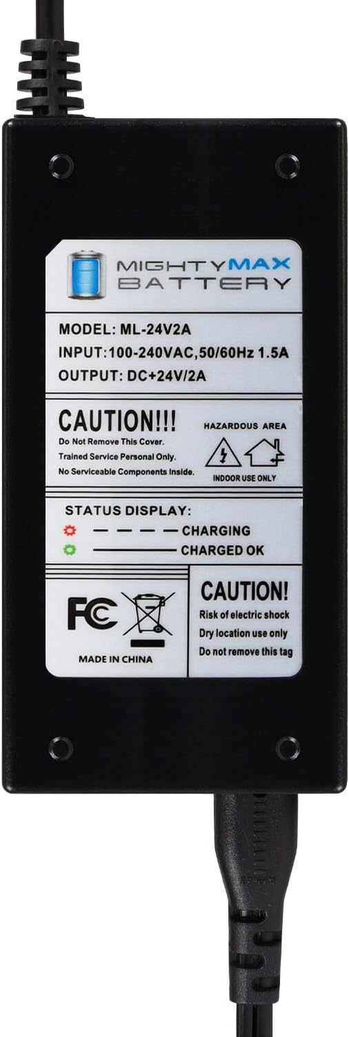 Mighty Max Battery 24 Volt 5 Amp Wheelchair Battery Charger Brand Product