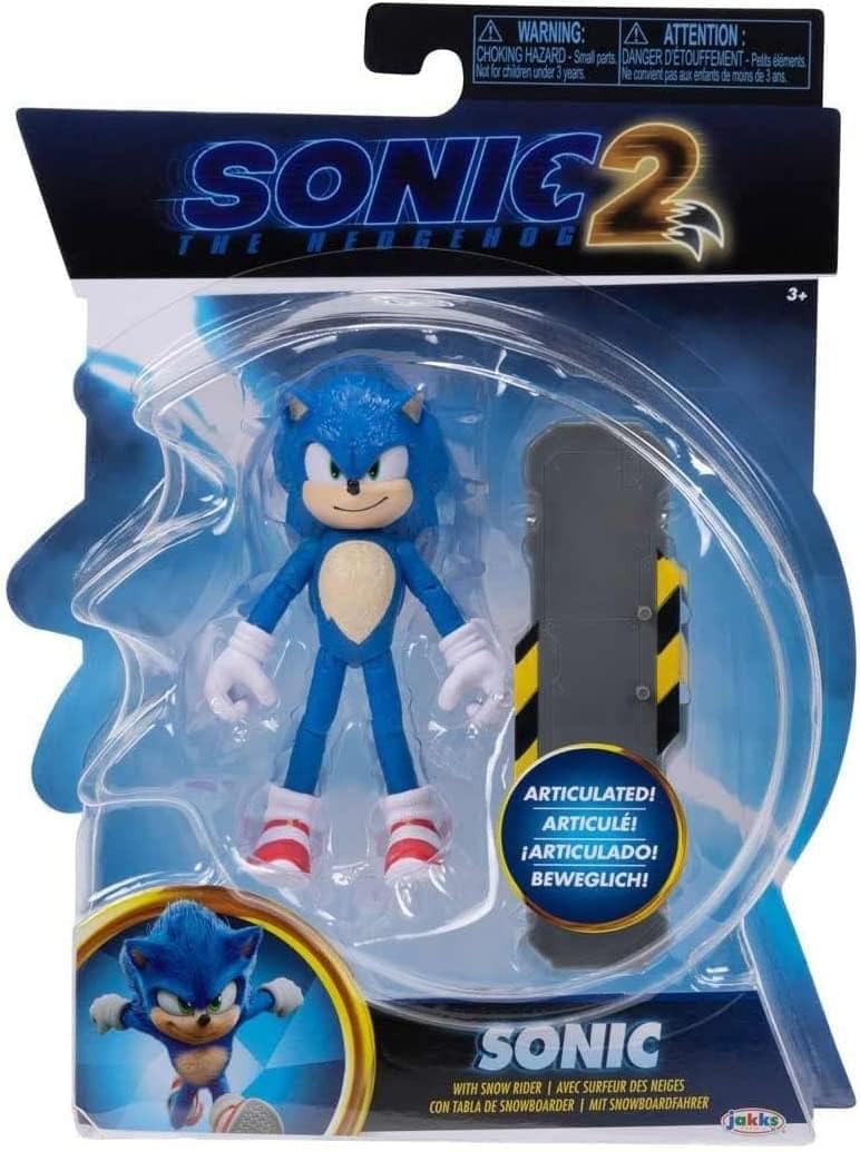 Sonic the Hedgehog 2 -Sonic Action Figure with Accessory