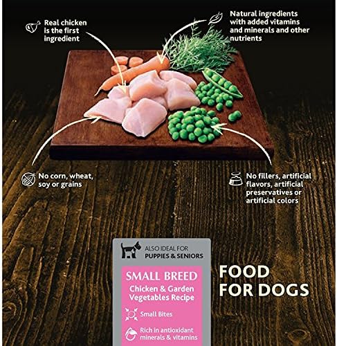 Pure Balance Small Breed Dog Food, Grain Free Chicken & Pea Recipe, 4 lbs