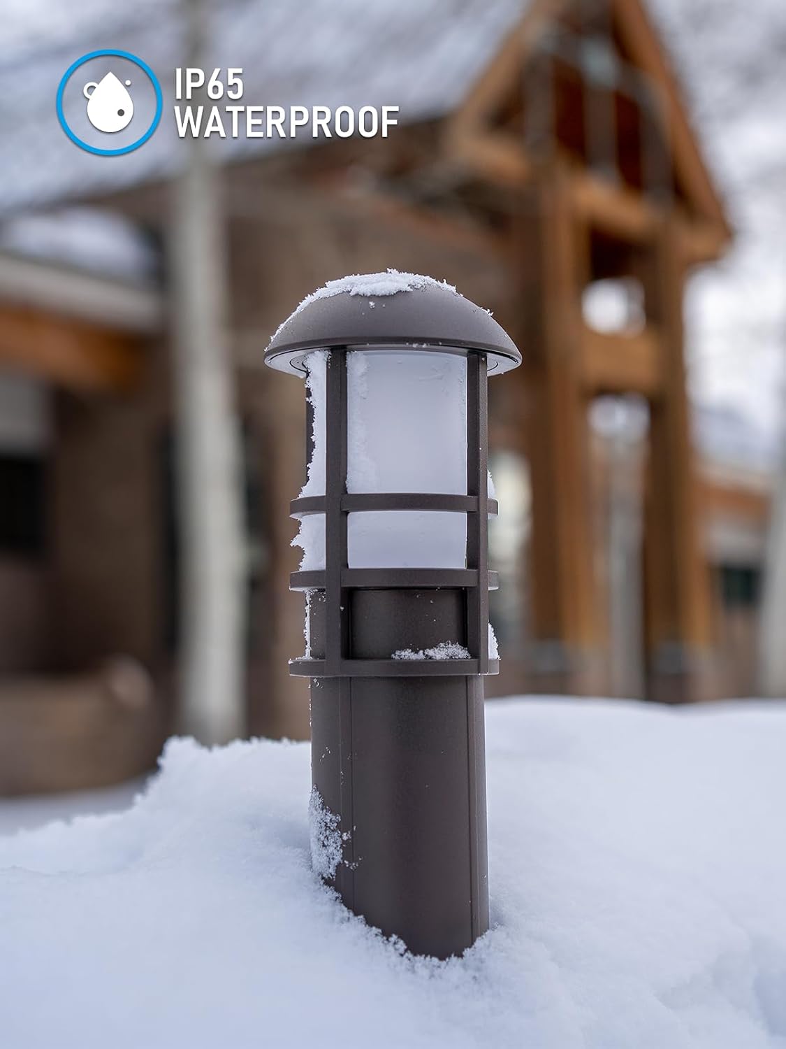 LEONLITE 8-Pack Low Voltage Landscape Pathway Lights, 3W, CRI90, 3000K