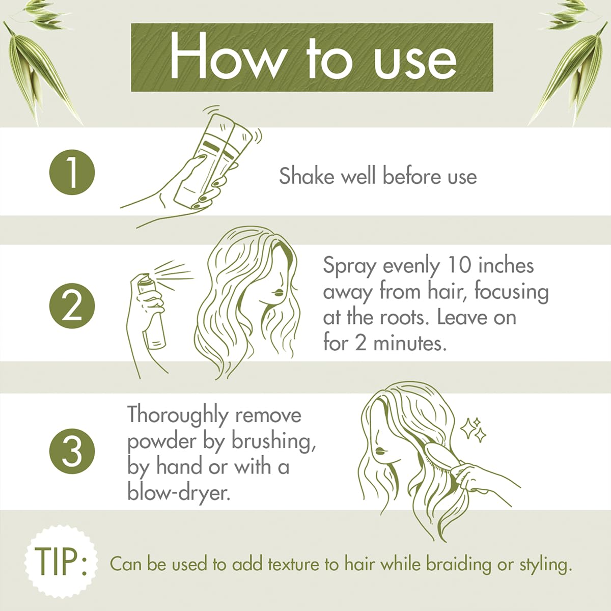 Klorane Dry Shampoo with Oat Milk - Non-Aerosol