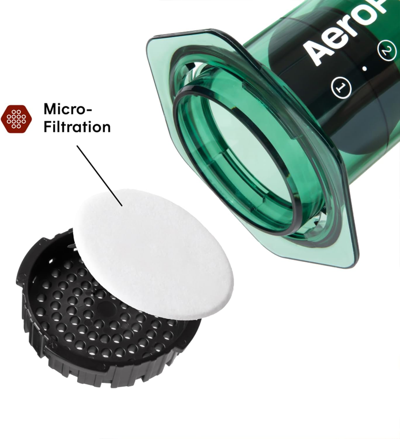 AeroPress Original Coffee Press, French Press, Pour-Over & Espresso Style | All-in-One Manual Coffee Maker, 2-Minute Brew, Less Bitterness, More Flavor, Portable, Travel & Camping