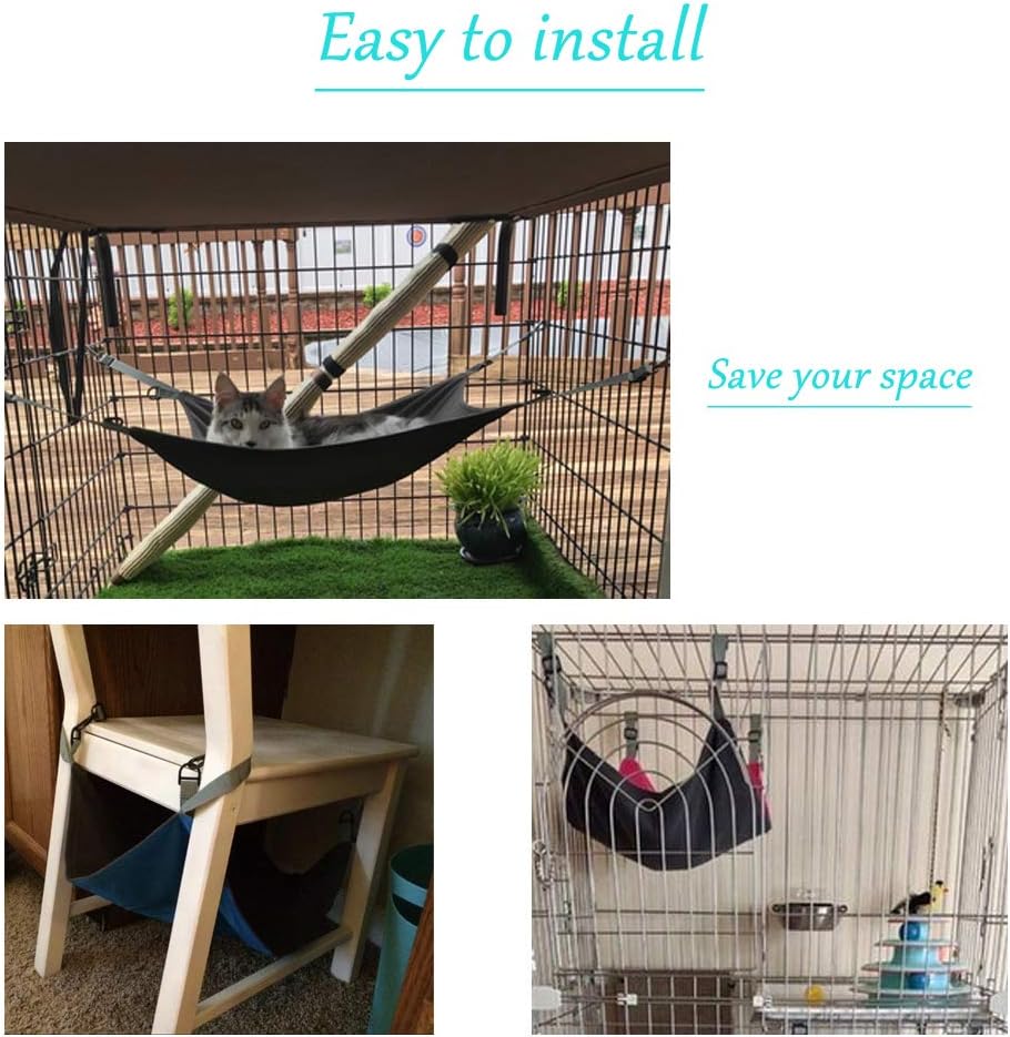 Hanging Cat Hammock, Pet Hammock for Cage