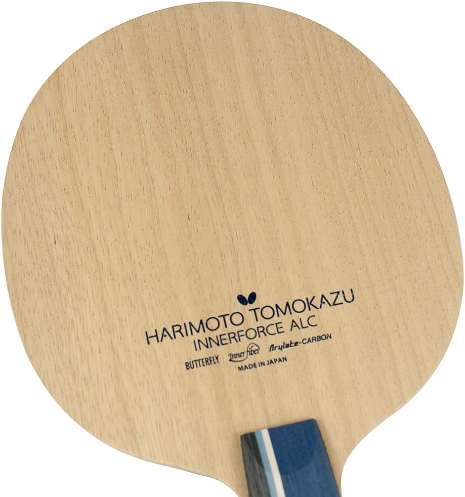 Harimoto Innerforce ALC Blade - Butterfly Table Tennis Blade - AL Carbon Fiber Blade - Professional Table Tennis Blade - AN, FL, and ST handle type - Made in Japan
