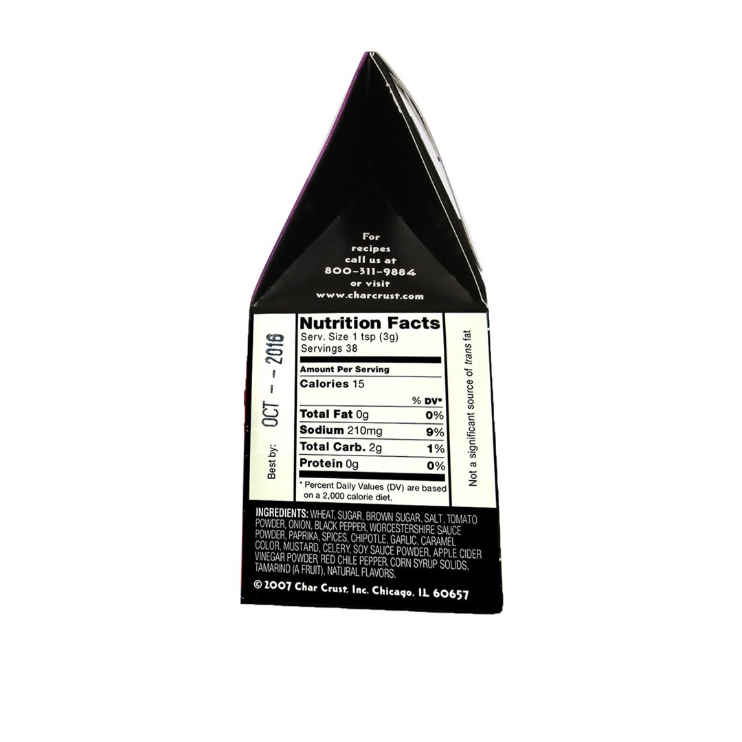 Char Crust - Dry Rub Seasoning (All American Barbecue)- Kosher Parve - 3 Pack (4 oz Each)