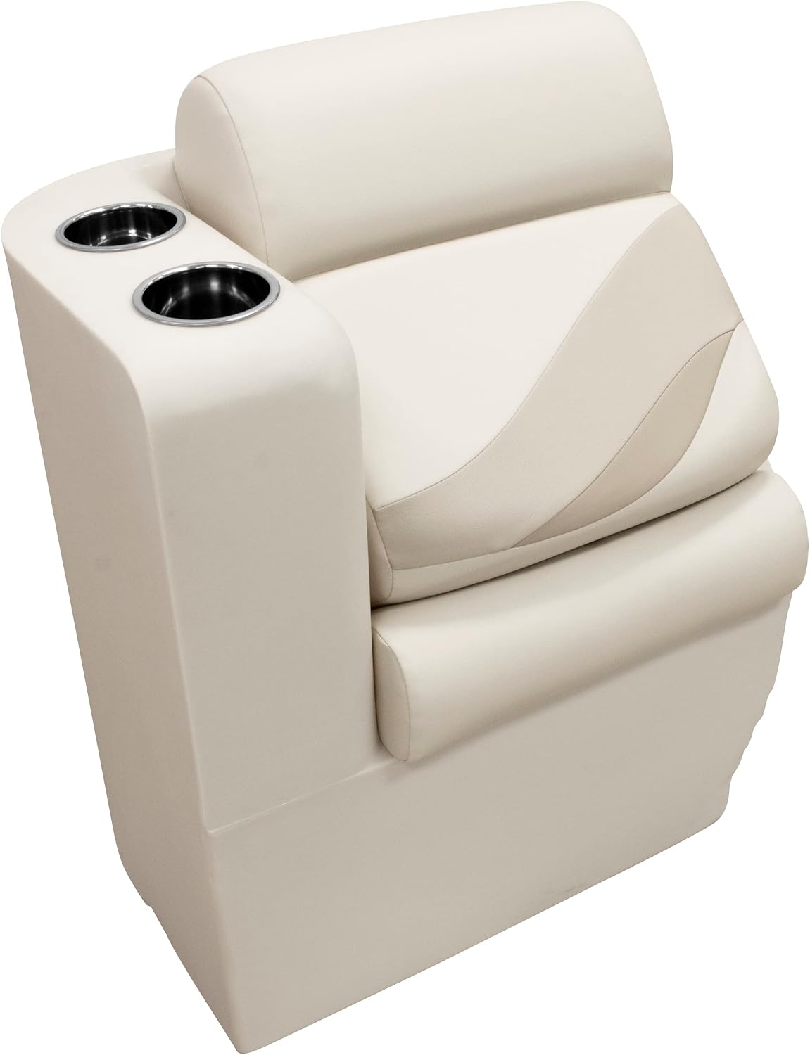 Wise BM13006L-986 Premier Series Pontoon Left Lean Back Recliner, Platinum/Spectra Navy/Cobalt