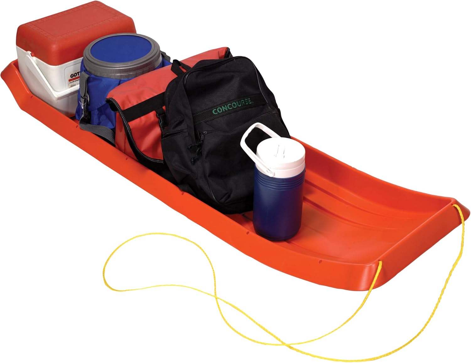 ESP 66" Family Fun Toboggan - Four Rider Sled - Orange 1138