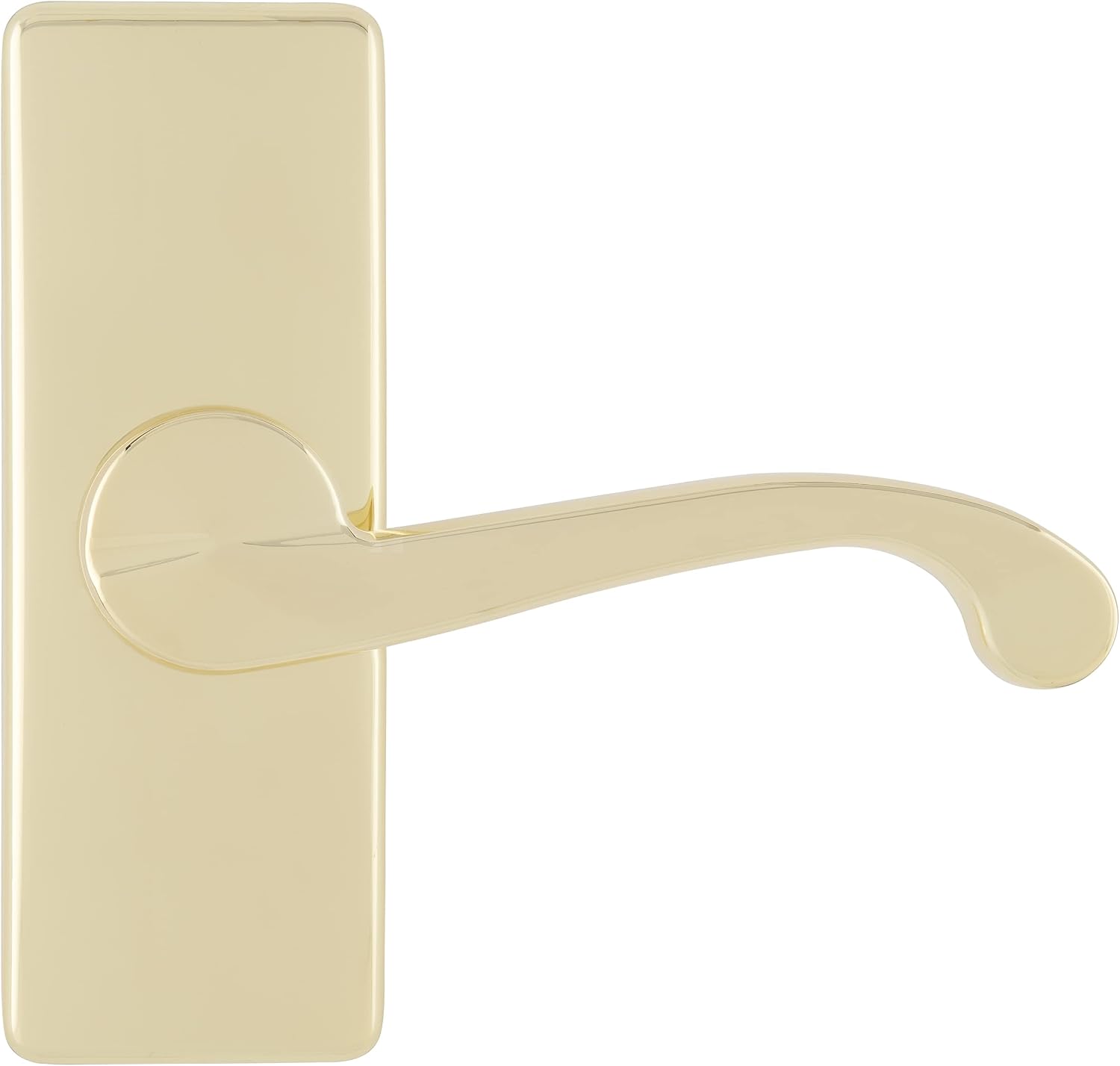 Wright Products VGL025-555, Brass Georgian Style Surface Mount Latch, Gold