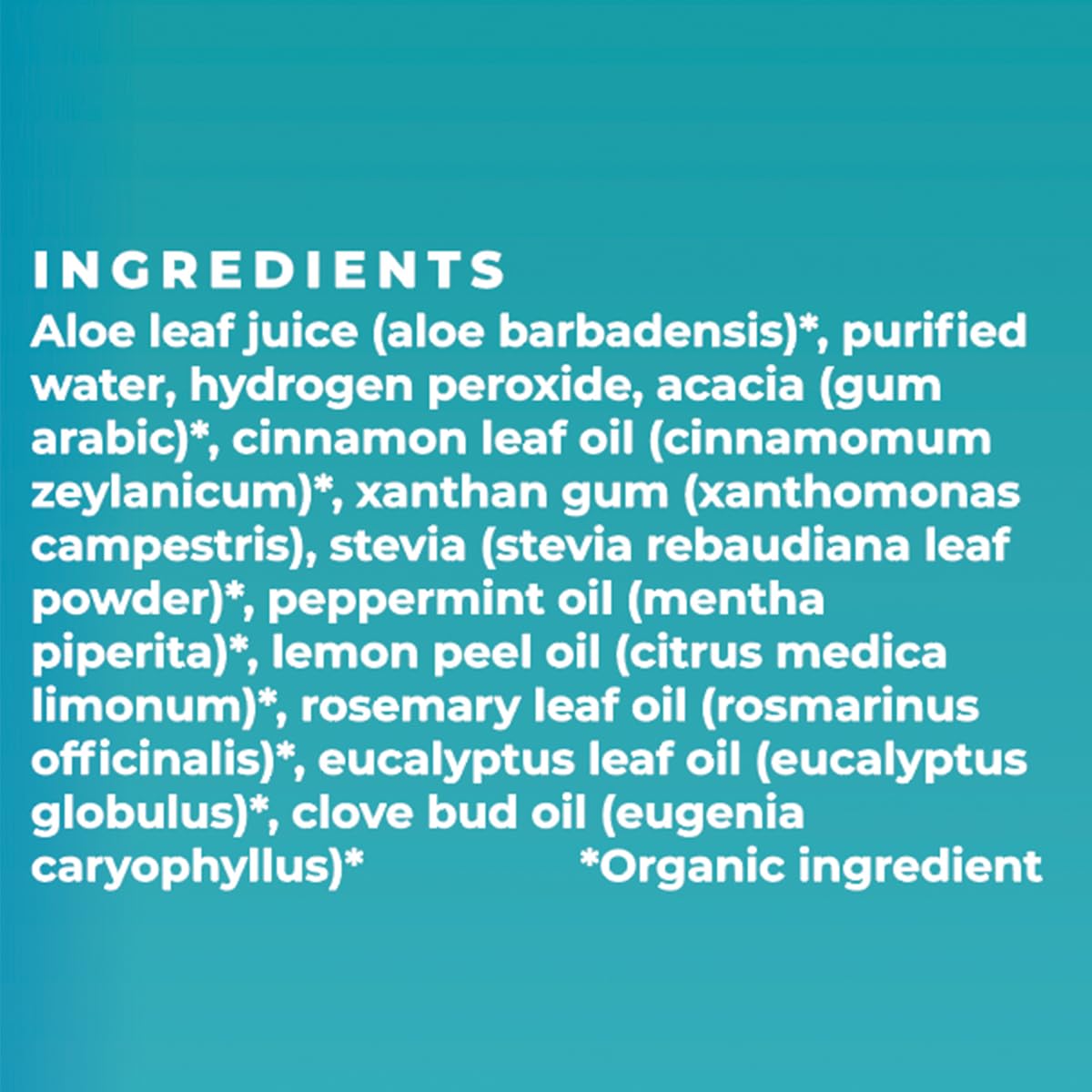 Essential Oxygen Certified BR Organic Brushing Rinse, All Natural Mouthwash for Whiter Teeth, Fresher Breath, and Happier Gums, Alcohol-Free Oral Care, Peppermint, 16 Ounce, Package may vary