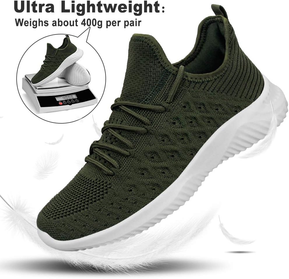 Feethit Mens Slip On Walking Shoes Mens Running Shoes Tennis Sneakers