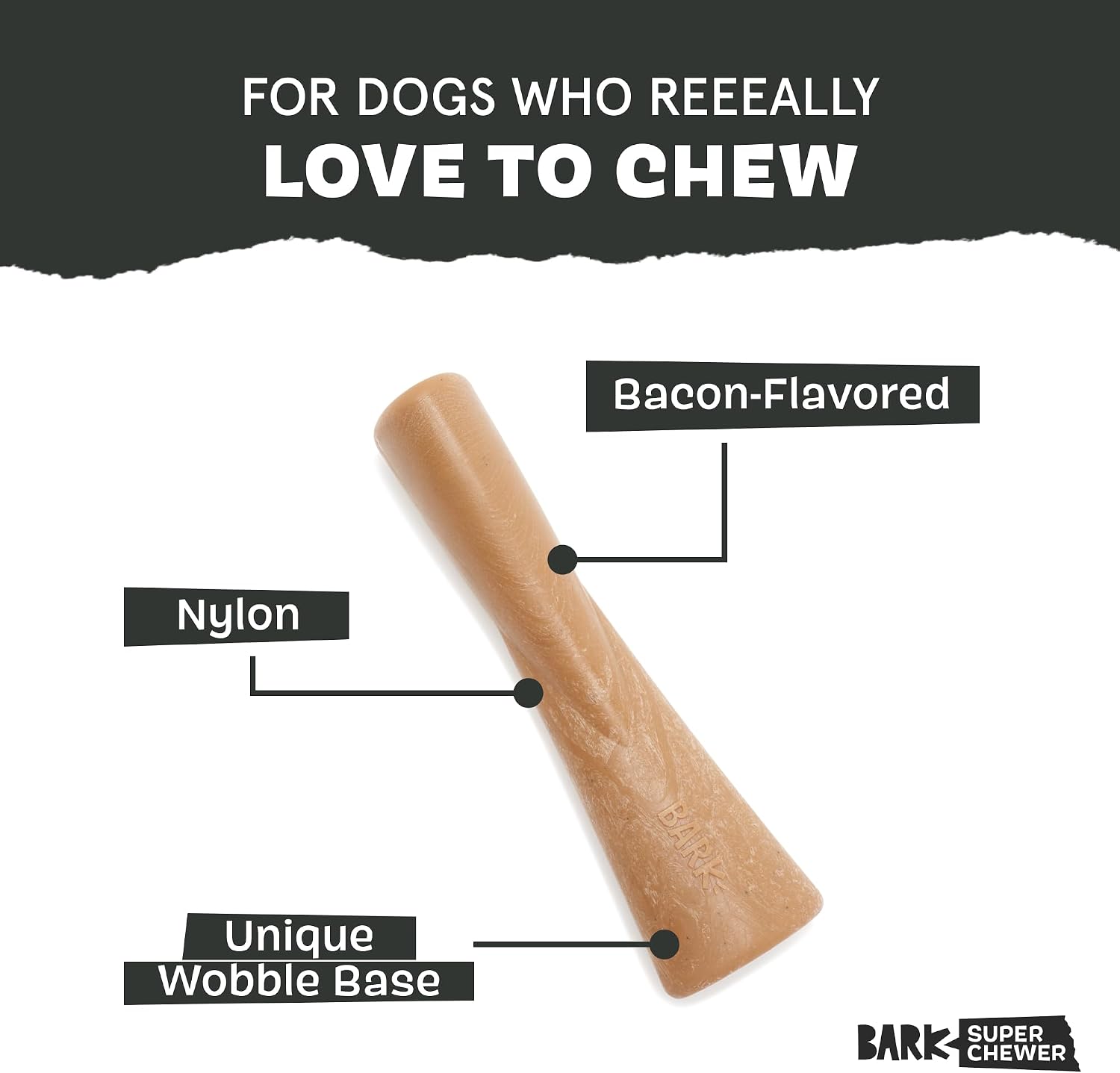 BarkBox Turkey Super Chewer - Toy for Large Dogs