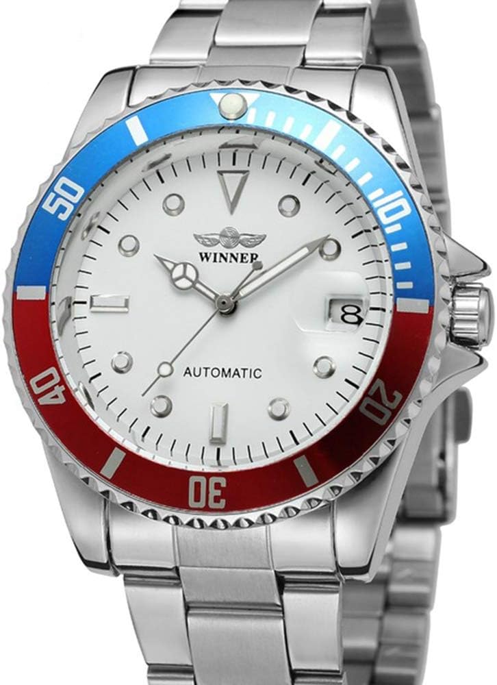 MASTOP Men Automatic Mechanical Watches Full Steel Waterproof Mens Watches | Calendar,Fashion Wristwatch for Men