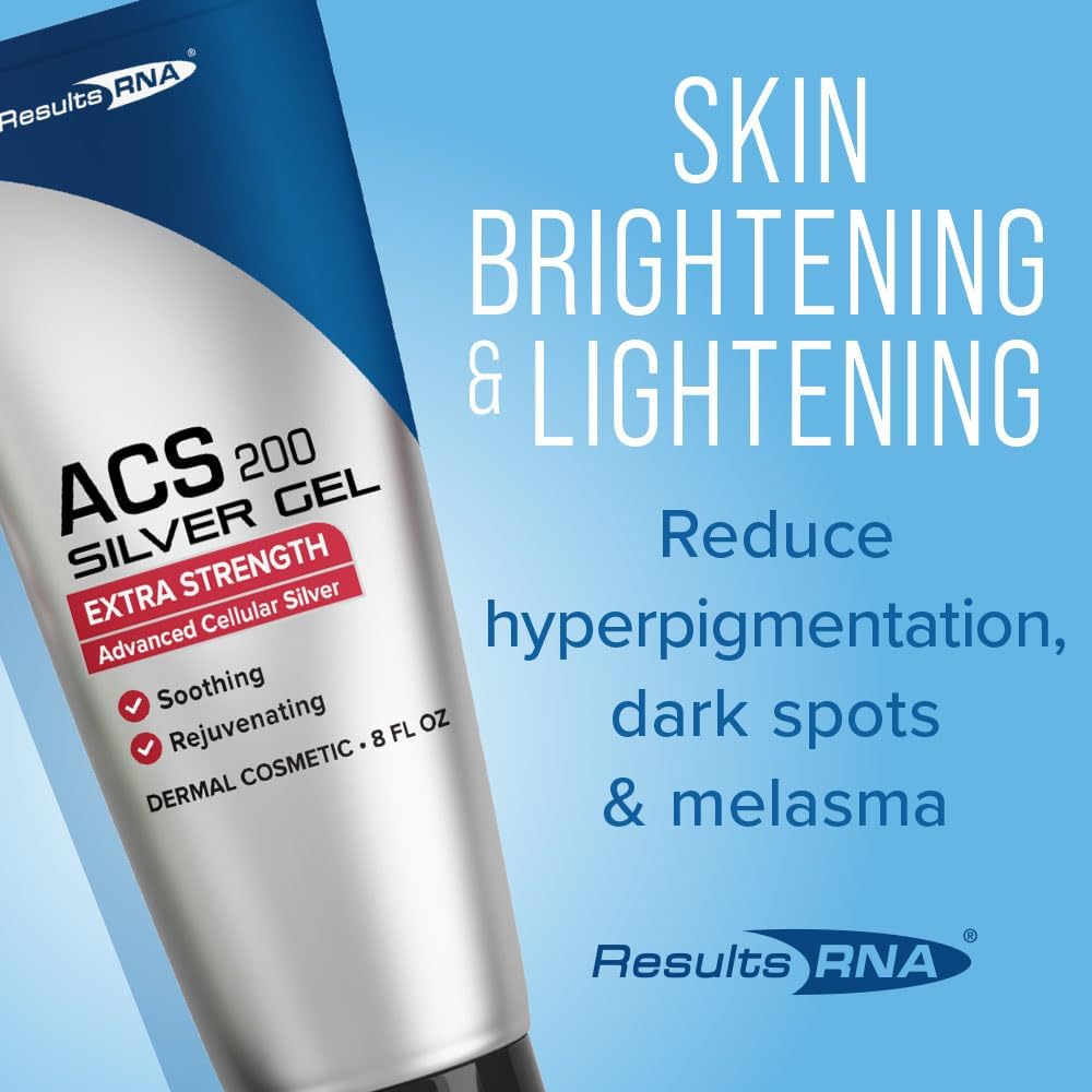 Results RNA - ACS 200 Silver-Glutathione Gel – Advanced Cellular Colloidal Silver Gel for Wound Care & Superior Dermal Healing. Clinically Proven (2 oz - 30 Day)