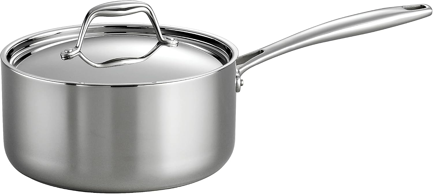 Tramontina Signature Tri-Ply Clad Stainless Steel 12-Inch Large Frying Pan | Induction-Ready Skillet, Dishwasher-Safe, NSF-Certified