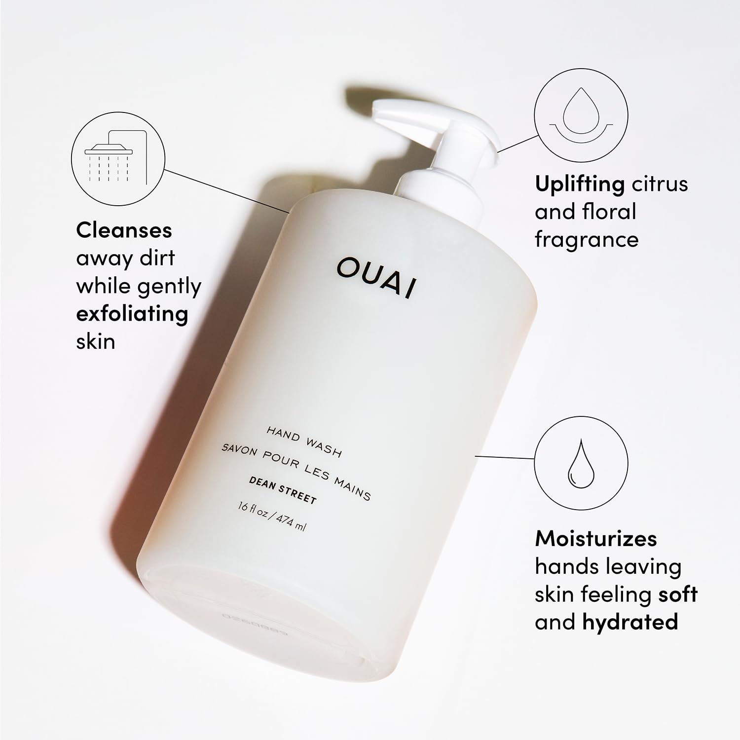 OUAI Hand Wash Full Size - Dean Street (16 Fl Oz)