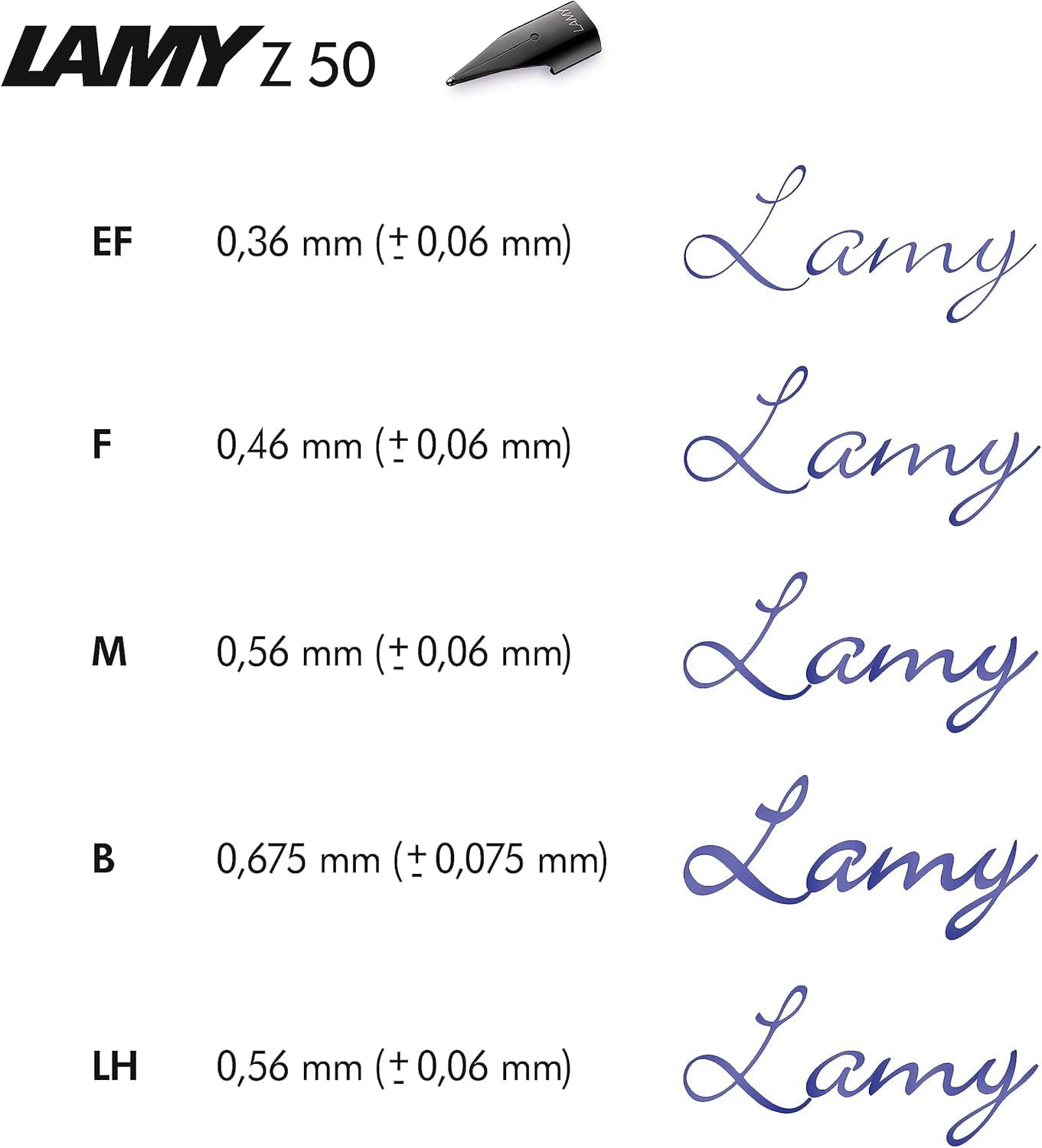 LAMY AL-star black - Fountain Pen with ergonomic grip & black Left-Handed steel nib (LH) in size M - lightweight aluminum body - including LAMY T 10 blue cartridge