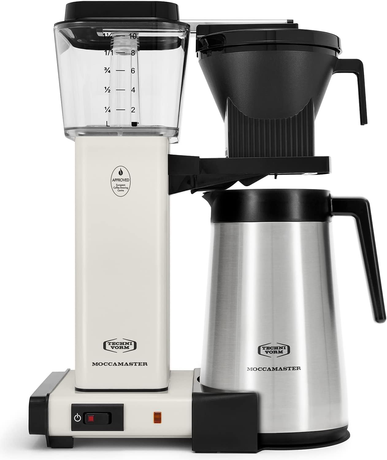 Technivorm Moccamaster 79317 KBGT thermal Carafe 10-Cup Coffee Maker 40 Ounce, Stone Grey 1.25l