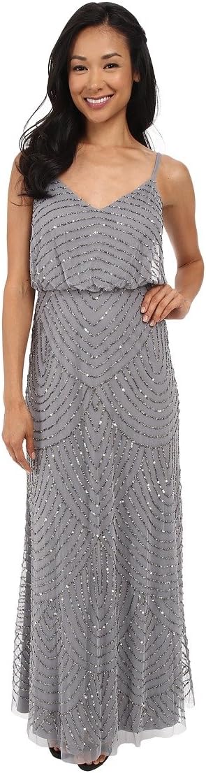 Adrianna Papell Women's Long Blouson Dress