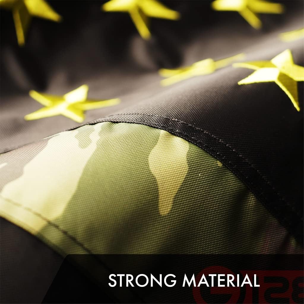 G128 American USA Flag | 4x6 Ft | ToughWeave Series Embroidered 210D Polyester | Country Flag, Embroidered Stars, Sewn Stripes, Indoor/Outdoor, Vibrant Colors, Brass Grommets