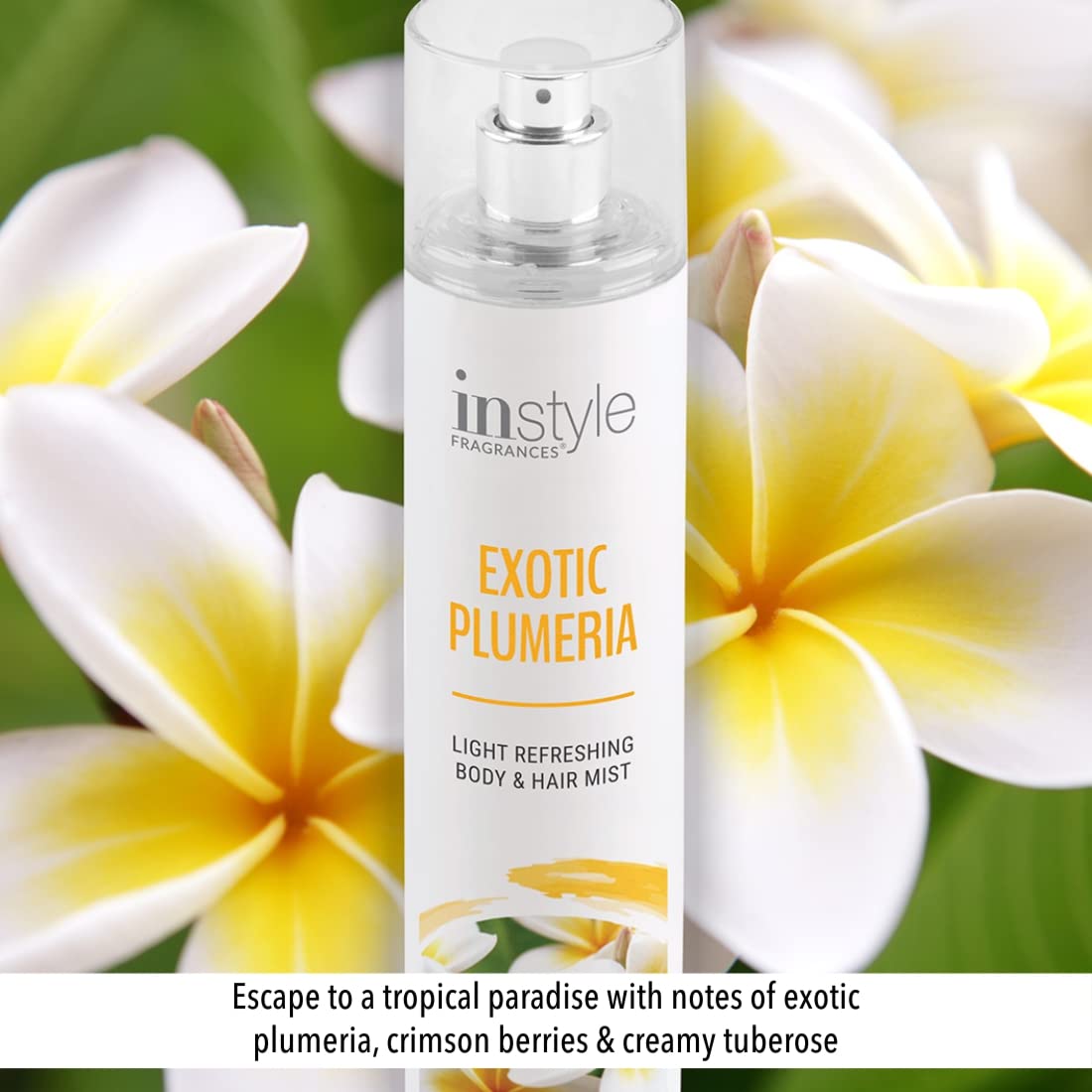 Instyle Fragrances Light Refreshing Body & Hair Mist, Tahitian Vanilla