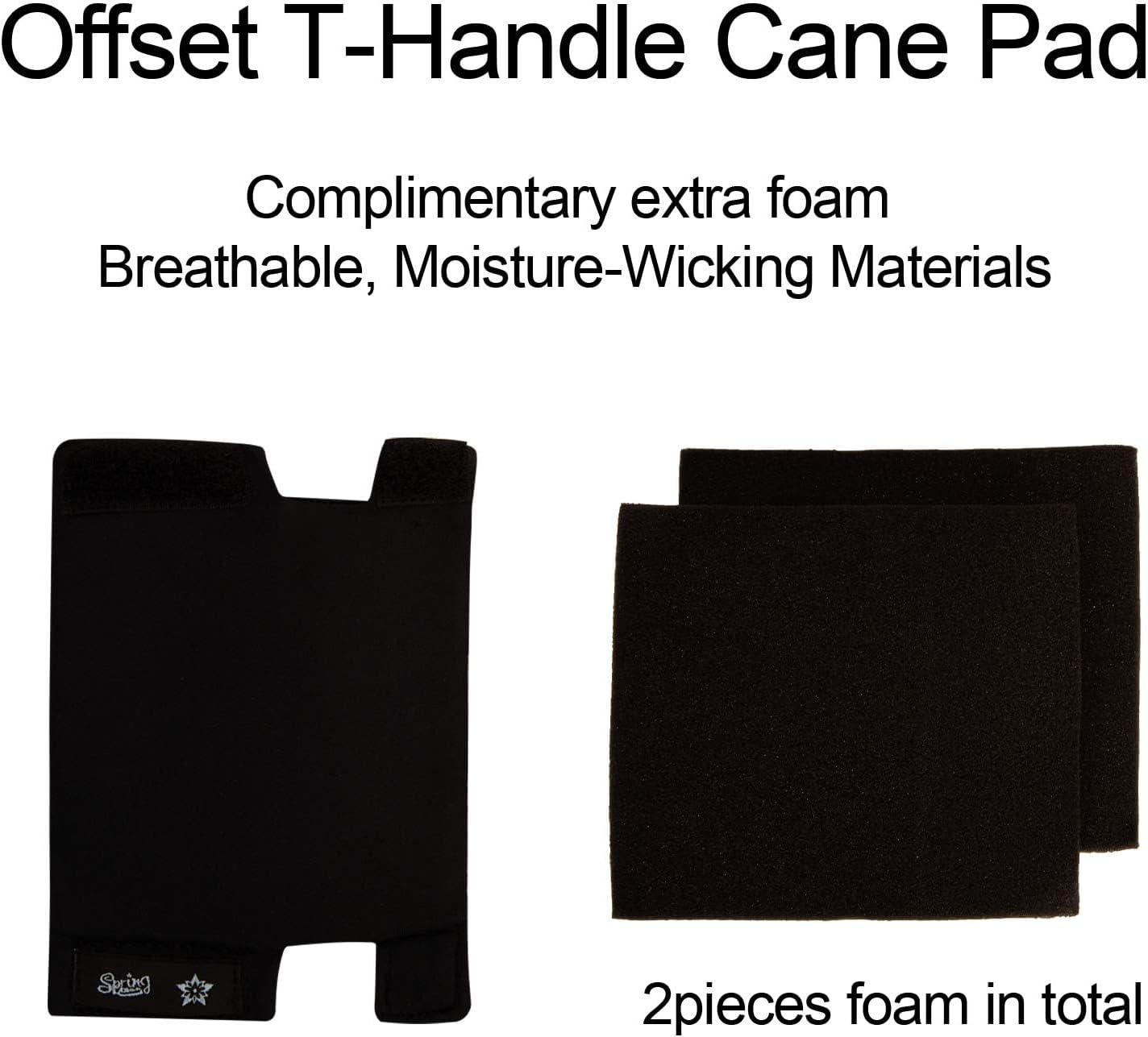 SPRING SEAON Cane Handle Pad Cover,T-Handle Grip Cushion for Walking Canes