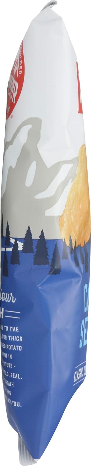 Boulder Canyon Totally Natural Kettle Cooked Potato Chips Gluten Free, 5-ounce Bags (Case of 12)