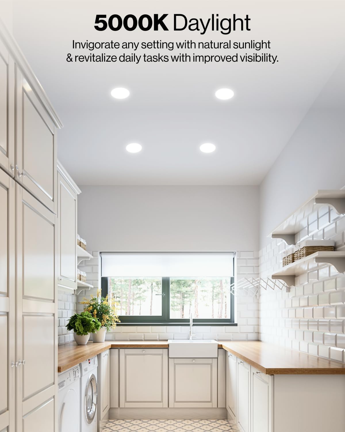 Sunco 12 Pack 6 Inch Retrofit LED Recessed Lights, 13W=120W 5000K Daylight | 965LM, Daylight, Baffle Trim, Dimmable