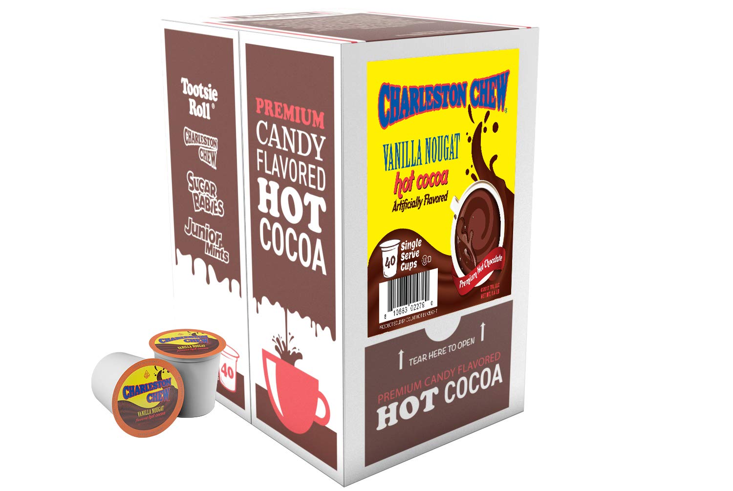 Junior Mints Hot Chocolate Pods, Mint Chocolate Flavor, Compatible with Keurig K-Cup Brewers, 40 Count - Chocolatey Peppermint Cocoa