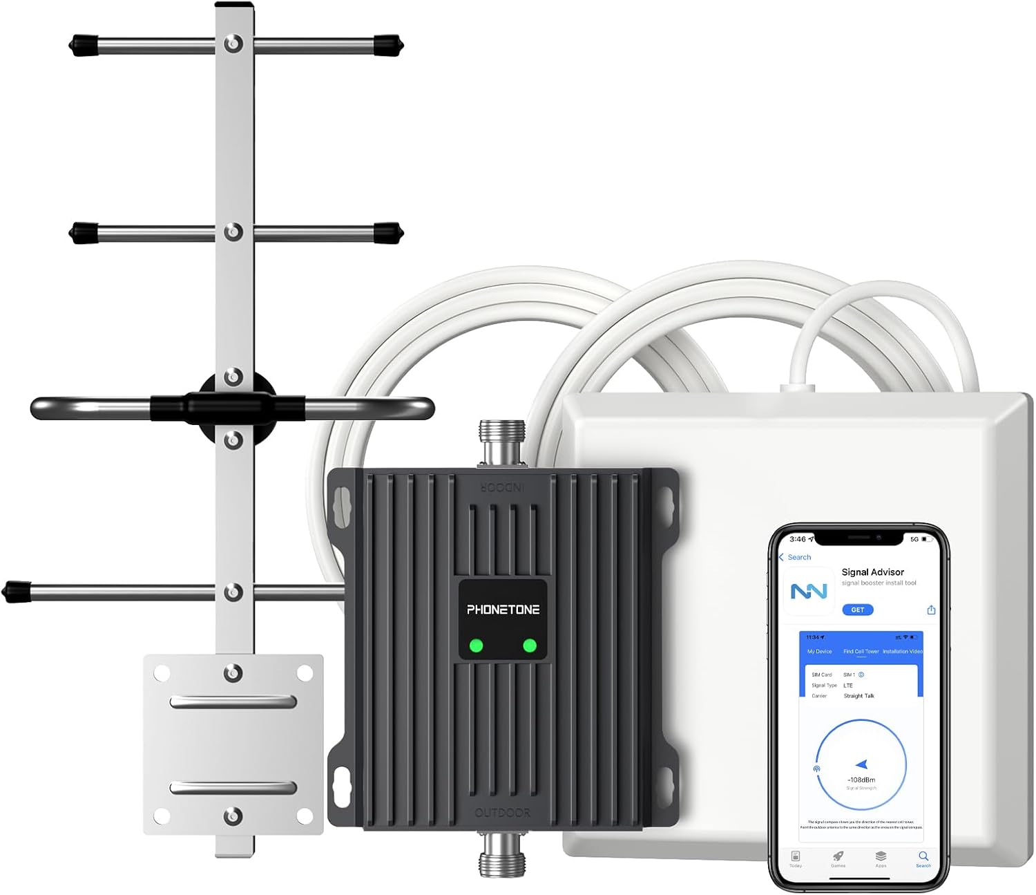 Phonetone Cell Phone Signal Booster for Band 12,13,17
