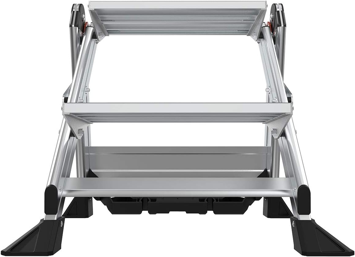 Little Giant Ladders, Jumbo Step, 2-Step, 2 foot, Step Stool, Aluminum, Type 1AA, 375 lbs weight rating, (11902)