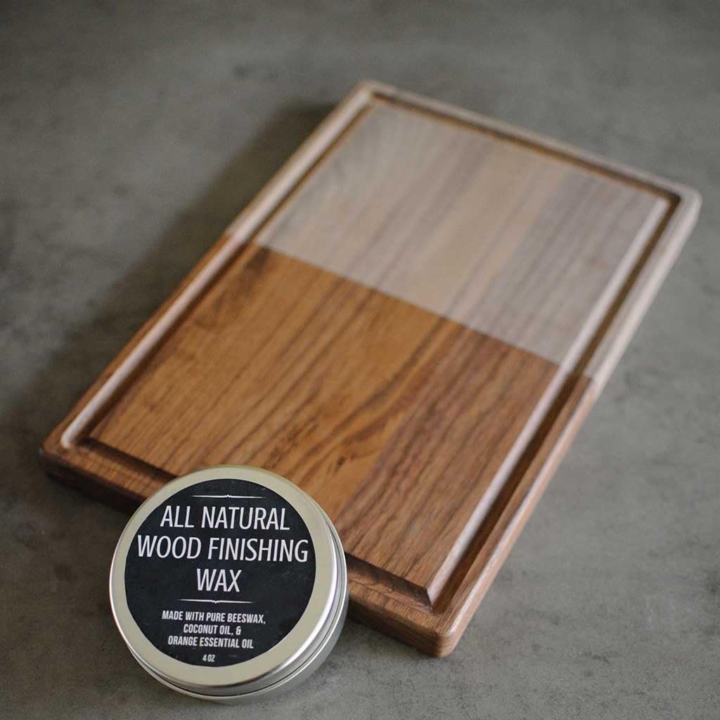 Coconut Cutting Board Oil 8oz + Walnut Cutting Board Small 8x12
