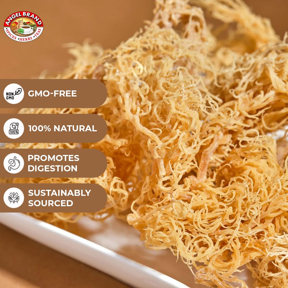 Irish Sea Moss Raw | 2 lbs | Pouch | For Smoothies and Soups