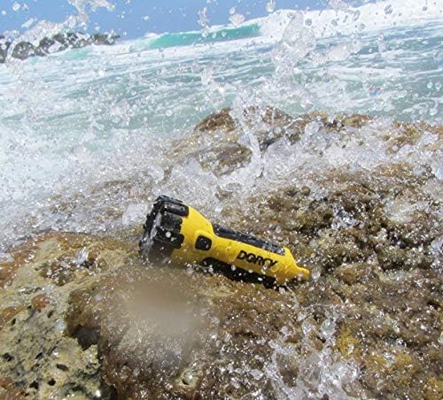 Dorcy 150 Lumen Floating Water Resistant LED Flashlight with Carabineer Clip, Yellow (41-2510)