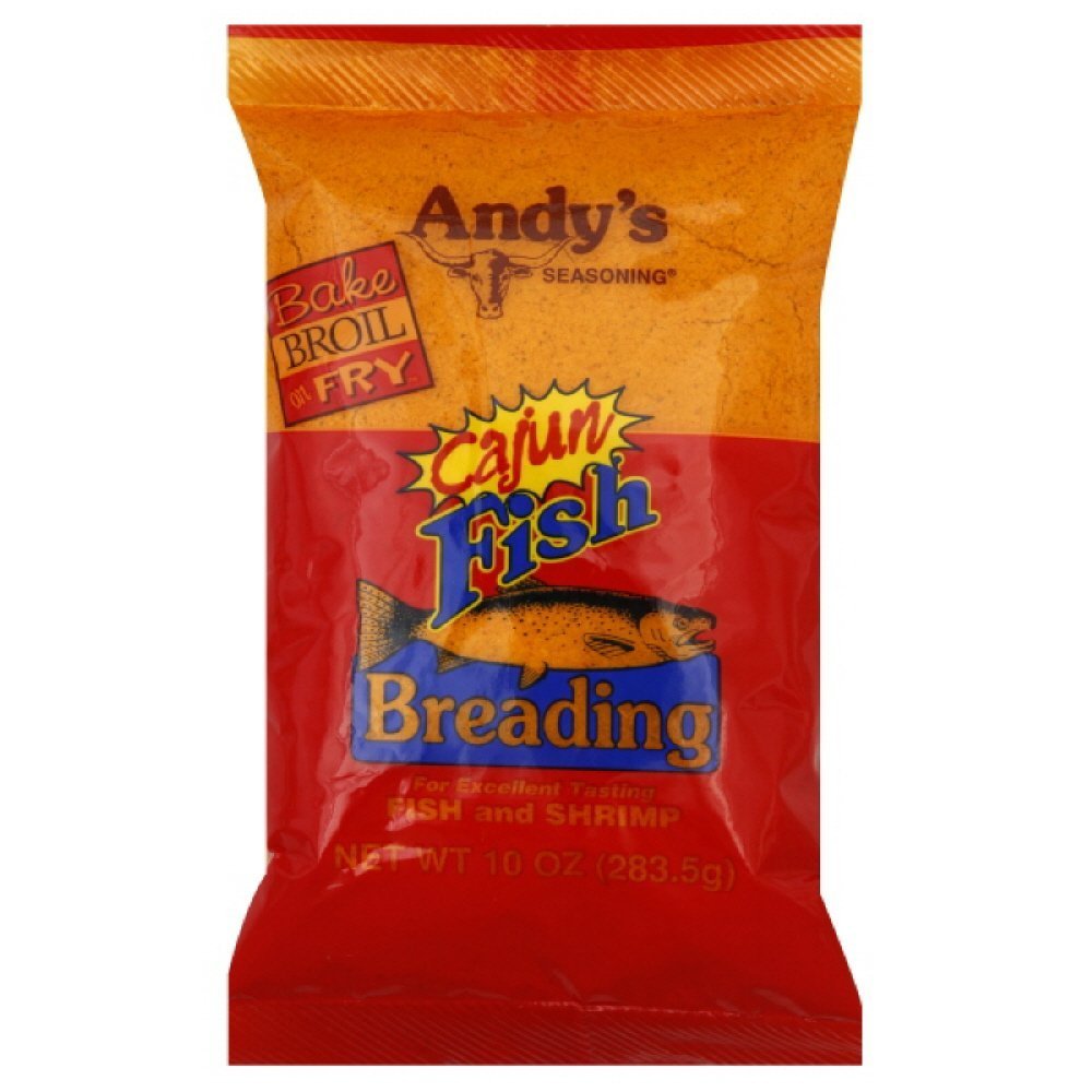 Andy's Cajun Fish Breading, 10-Ounce (Pack of 2)