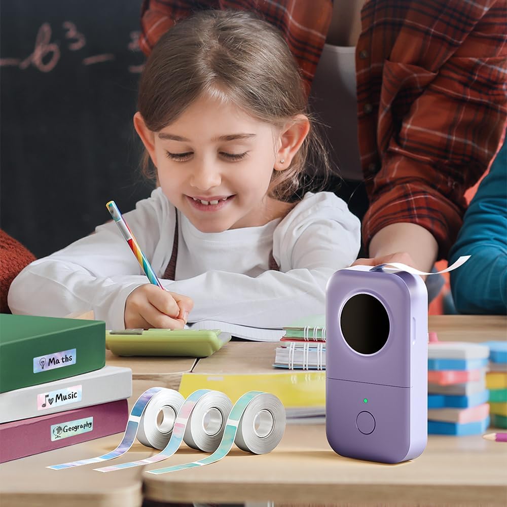 Phomemo Label Maker, D30 Bluetooth Mini Label Maker Machine with Tape
