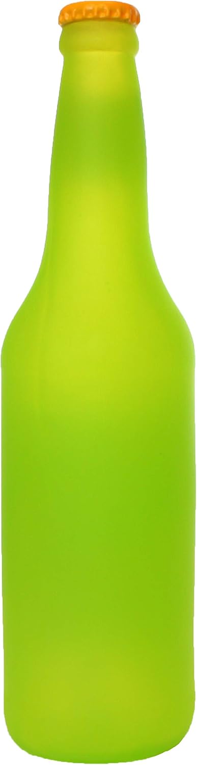 SILLY SQUEAKERS Tuffy Beer Bottle Dog Toy: Squeaky Dog Toy, Washable and Floats, Vinyl