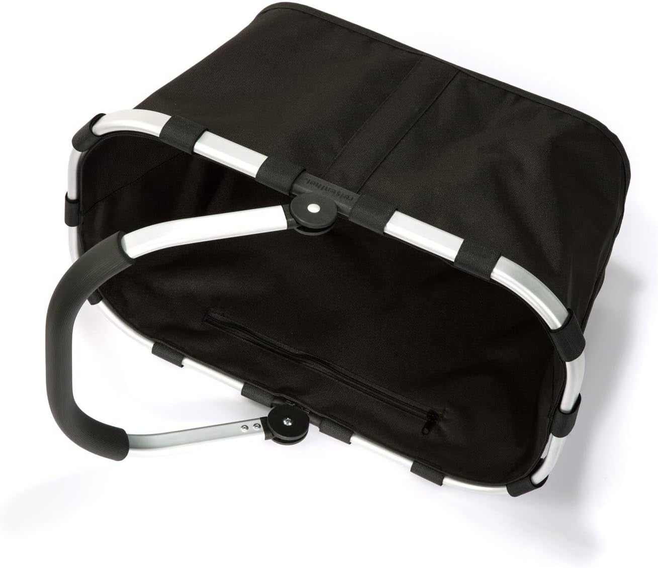 reisenthel carrybag frame black/black - Sturdy shopping basket with plenty of storage space and practical inner pocket - water-repellent
