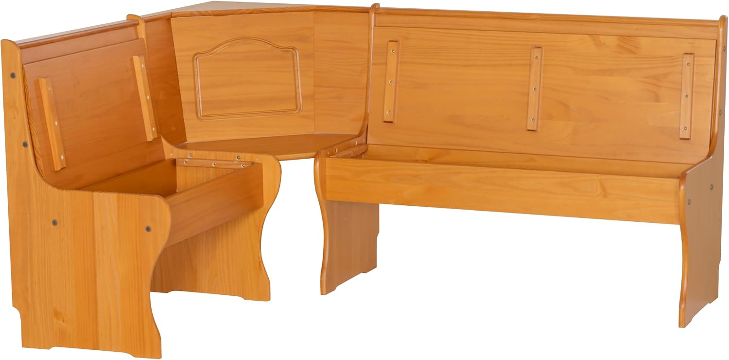 Linon Chelsea Kitchen Nook Table,Brown