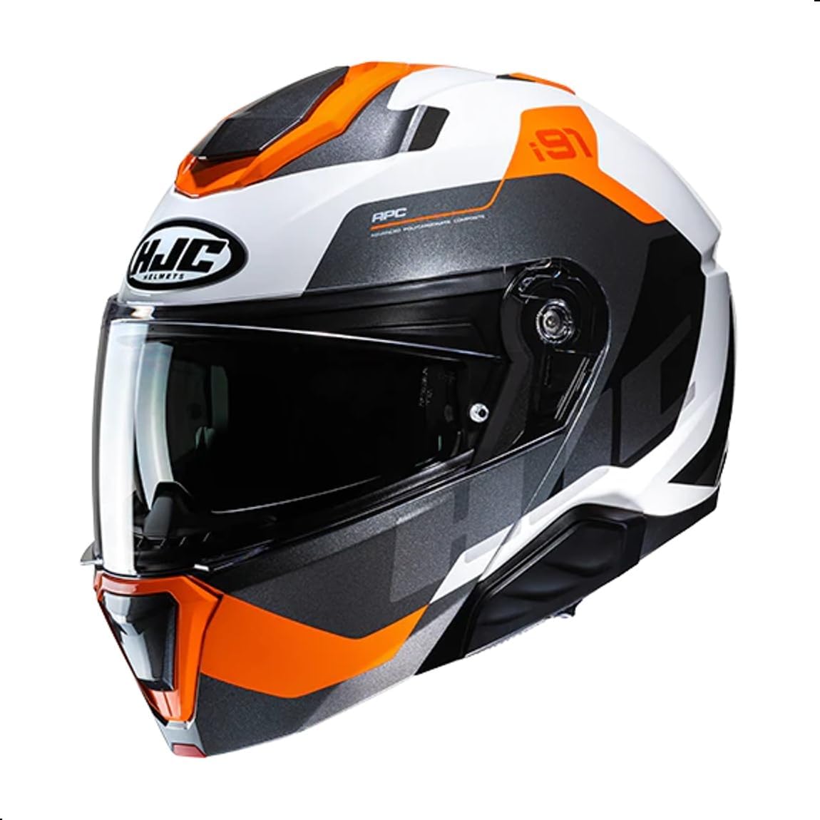 HJC i91 Carst Modular Motorcycle Helmet with HJ-33 Pinlock Shield, DOT Approved (MC1SF, X-Large)